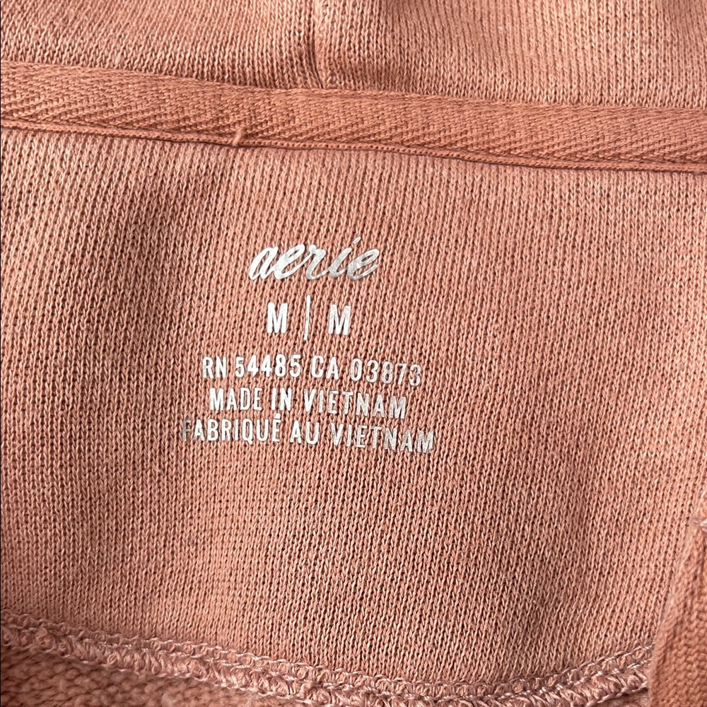 Oversized Cozy Soft Pink Aerie Pullover Hoodie - Picture 7 of 14